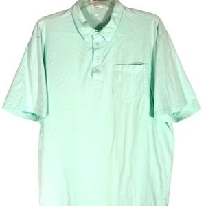 Johnnie-O Heathered Original 2.0 Polo shirt XXL mint green